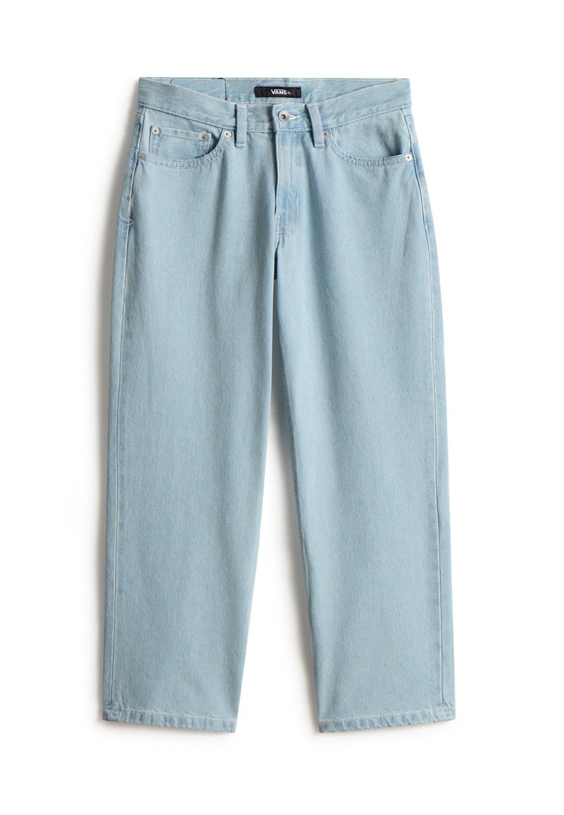 Vans 5 MID RISE STRAIGHT. - Straight leg jeans - medium grey/lichtblauw ...