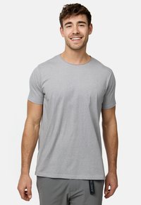 INDICODE JEANS - WALMORE - T-shirt basic - lt grey Miniatuurafbeelding 1