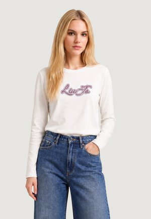 LIU JO, BASIC T-SHIRT TF6248 JS003 - Camiseta de manga larga - sour-cream
