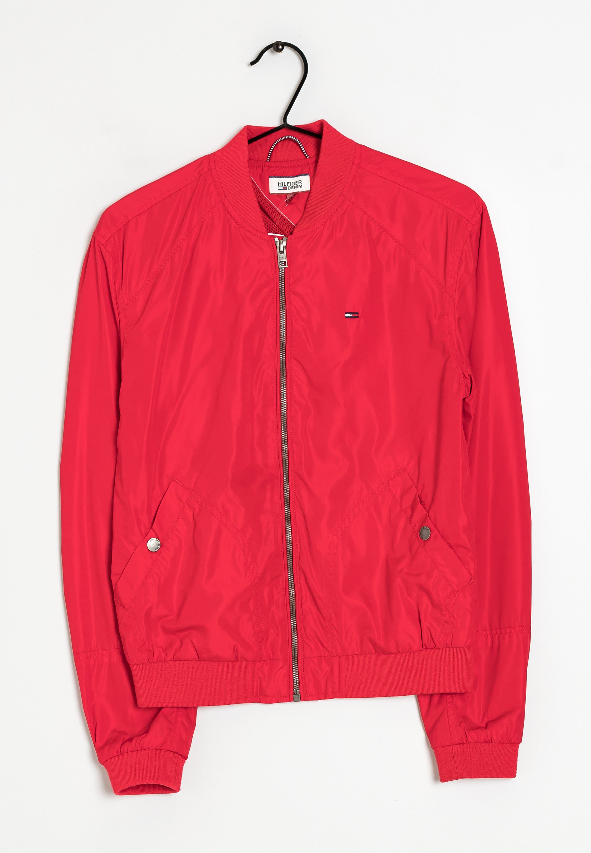 Tommy Jeans Tommy Hilfiger Lederjacke Rot Tommy Jeans Jacke Aus