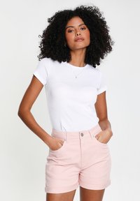 Threadbare - CALAIS CLASSIC - Jeans Shorts - pink Thumbnail-Bild 1