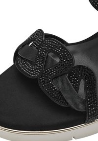 Tamaris Sandali con plateau - black