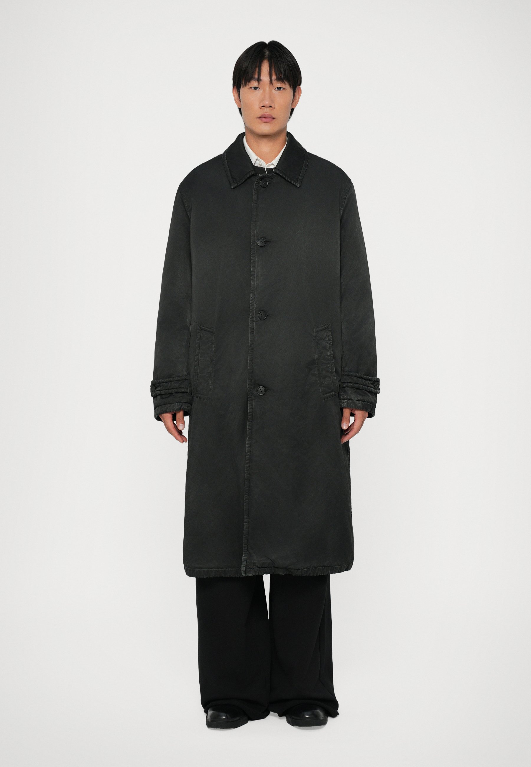 MM6 Maison Margiela COAT - Winter coat - washed black/black 