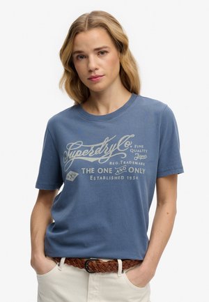 INDUSTRY WORKWEAR - T-shirts print - vintage indigo