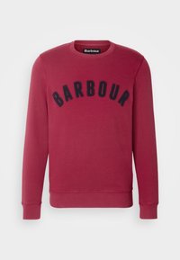 PREP LOGO CREW NECK - Bluză de molton - highland red
