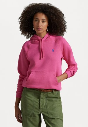 SHRUNKEN FIT FLEECE HOODIE - Felpa - desert pink