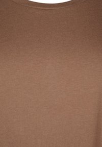 Zizzi KURZÄRMLIGES  - T-shirt basic - coca mocha