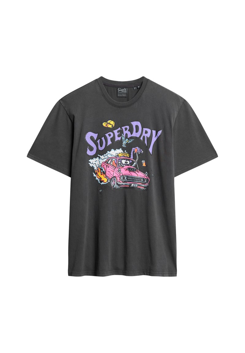Superdry & Co T-shirt print zwart