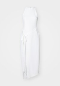 BOW DETAIL MIDI DRESS - Galajurk - white