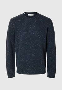 Selected Homme MIT RUNDHALSAUSSCHNITT  - Pullover - sky captain