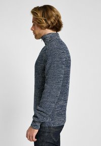Lee HALF ZIP KNIT - Neule - mood indigo