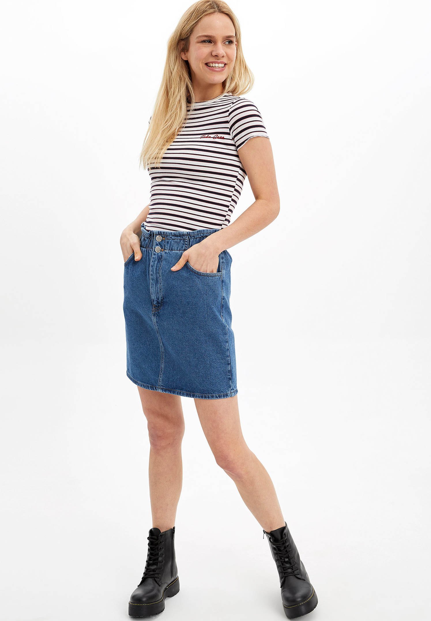 DeFacto Gonna di jeans - blue/blu - Zalando.it