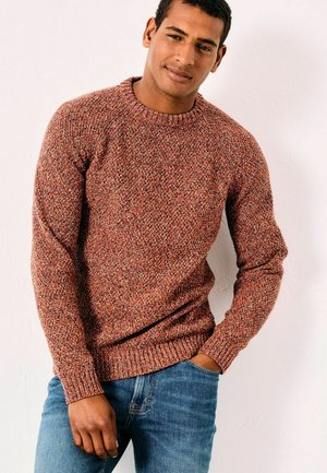 REGULAR FIT - CREW NECK  - Strickpullover - red