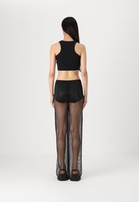 ONLY ONLTORVI WIDE RHINE PANT  - Housut - black