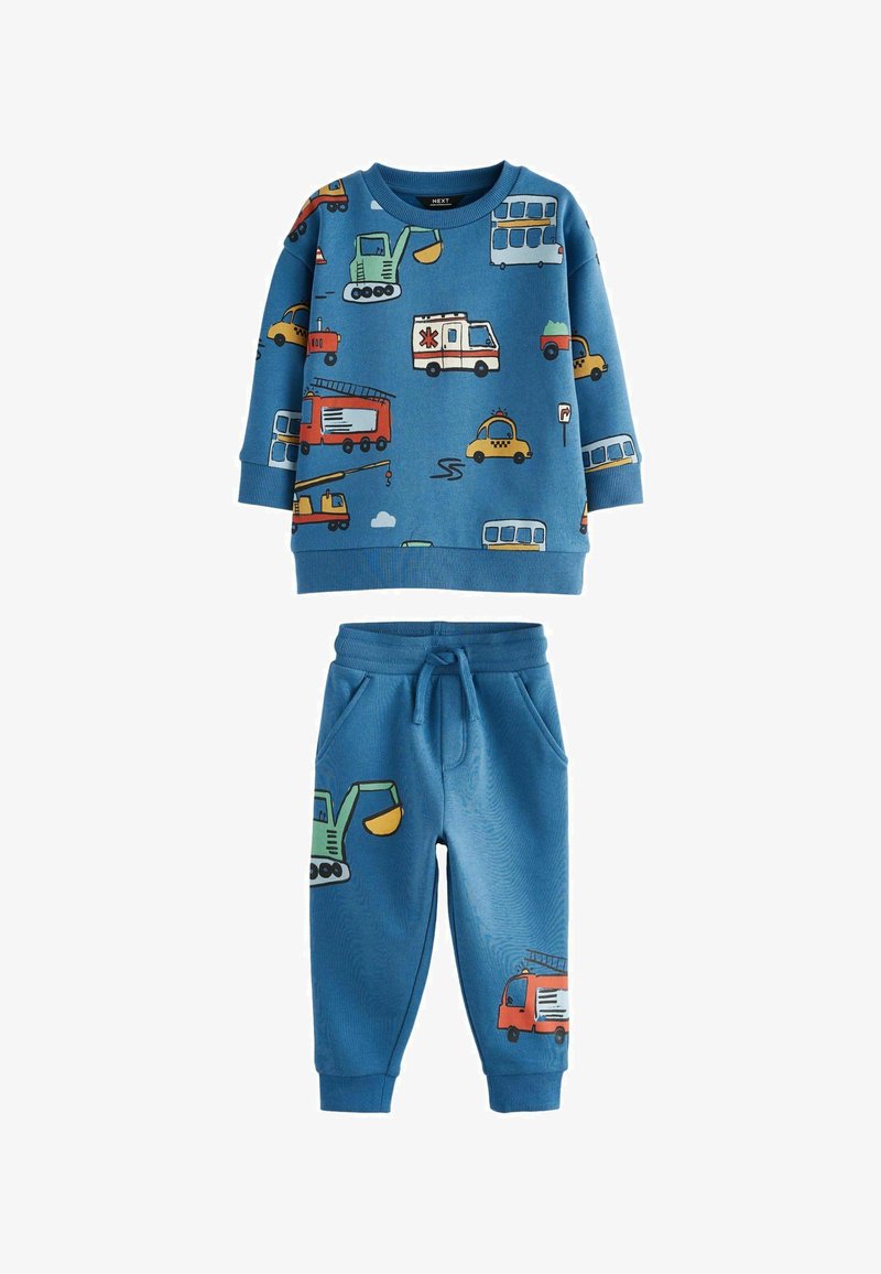 Next ALL OVER CHARACTER AND JOGGERS SET - Treniņtērps - blue vehicles