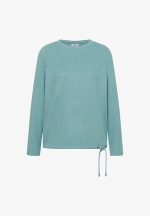 Cecil, LANGARM SHIRT MIT BOAT NECK UND TUNNELZUG - Langærmet T-shirt - mineral blue melange