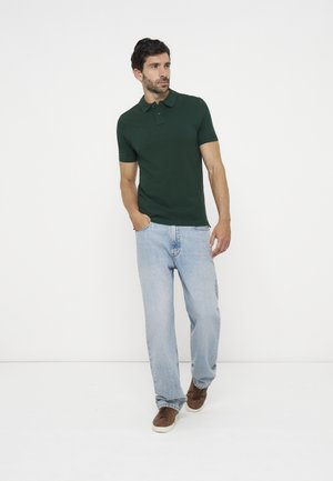 Pier One, 3 PACK SLIM - Polotričko - grün/dunkelgrau/blau