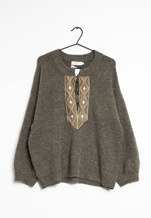 Cream Jersey de punto - green