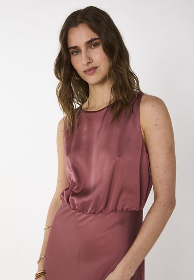 Robe 123 En Soie 100% - Taille 40 - Couleur Taupe - Neuf Sans étiquettes