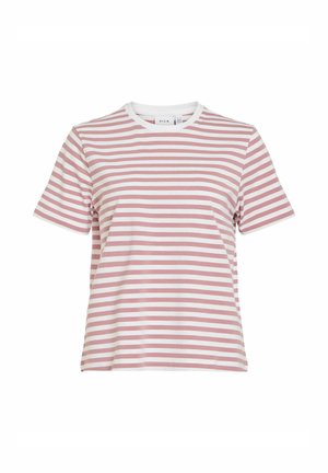 VILA, Round neck - T-shirt print - nostalgia rose