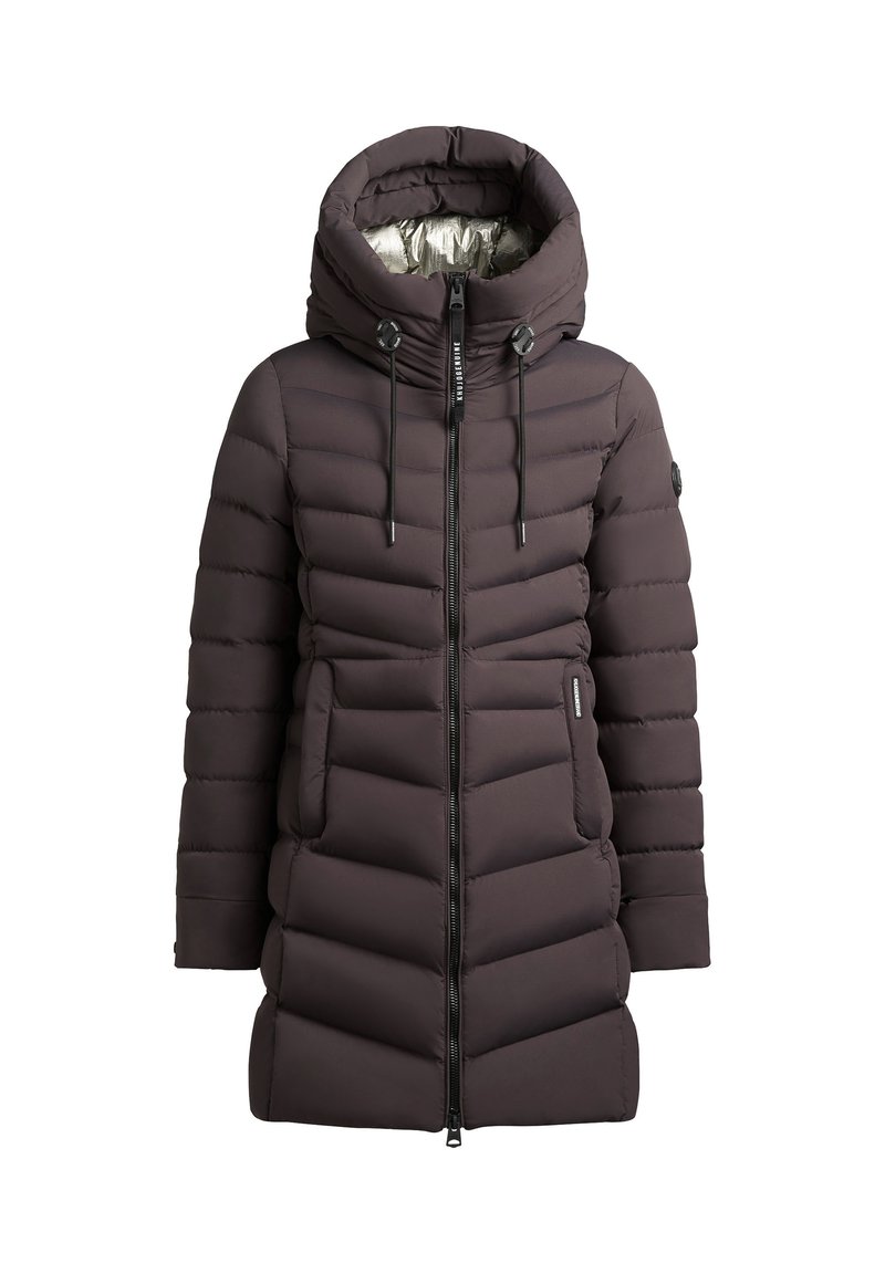 khujo Wintermantel donkerpaars
