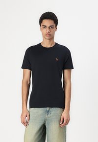 Abercrombie & Fitch 3-Pack Polished Signature Icon Tees - T-shirts - casual black/mood indigo/white sand