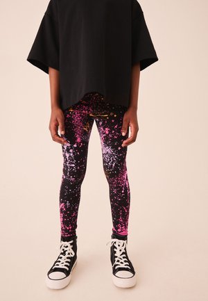 Next, REGULAR FIT - LEGGINGS  . - Legging (type pantalon) - black pink splat