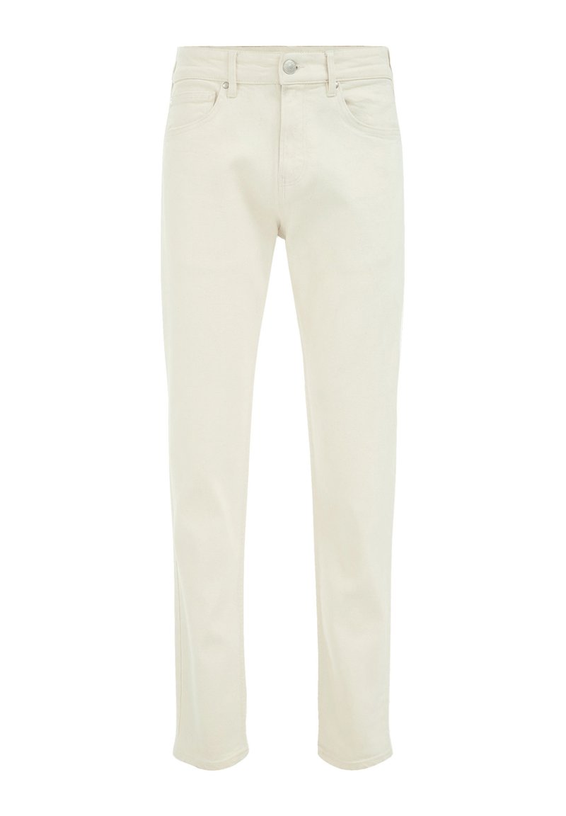 WE Fashion Slim fit jeans crème