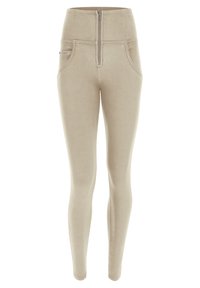 Freddy PUSH UP WRUP® VITA ALTA SUPERSKINNY NAVETTA - Jeans Skinny - beige