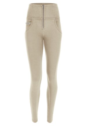 PUSH UP WRUP® VITA ALTA SUPERSKINNY NAVETTA - Jeans Skinny Fit - beige