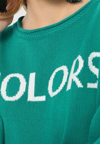 United Colors of Benetton Stickad tröja - green