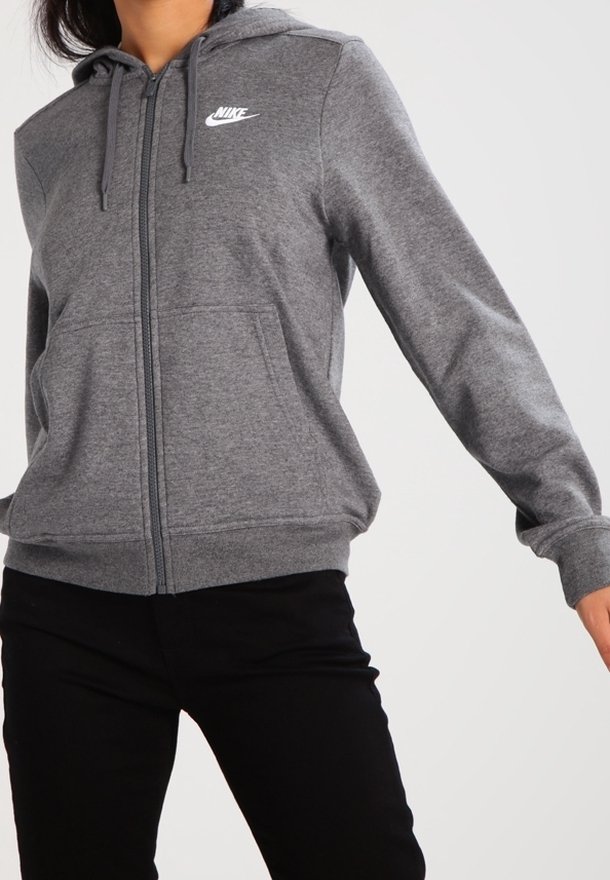 Nike Sportswear Felpa con zip - mottled grey