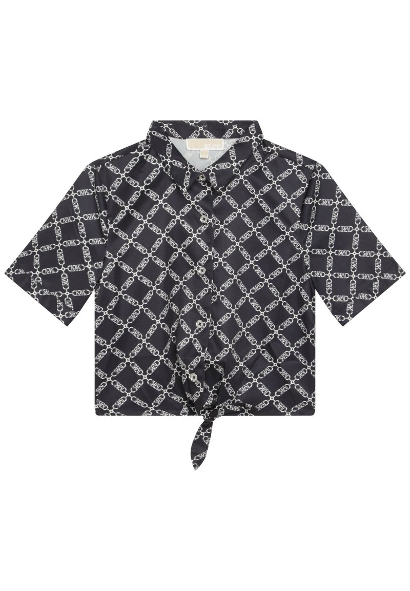 Michael Kors Kids Overhemdblouse zwart Michael Kors Kids Overhemdblouse zwart