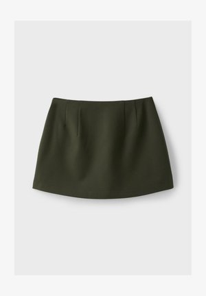 Stradivarius, SKORT WITH SIDE SLIT 04799768 - Jupe-short - khaki