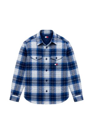 Tommy Jeans, TJM CHECK OVERSHIRT EXT - Let jakke / Sommerjakker - basic navy check