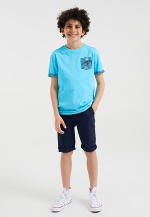2 PACK - T-shirt print - light blue