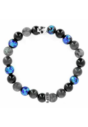 PREMIUM K I S S CANDY OKINAWA-EN PERLES DE VERRE TRA - Armband - blue black