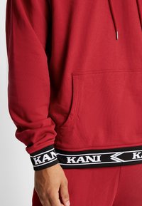 Karl Kani Felpa con cappuccio - bordeaux
