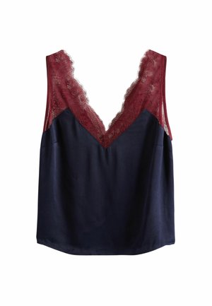 Next Pusero - navy burgundy