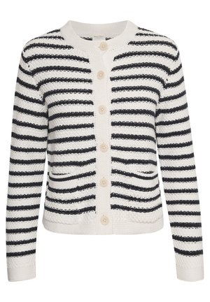 ELMIEPW - Chaqueta de punto - dark navy stripe