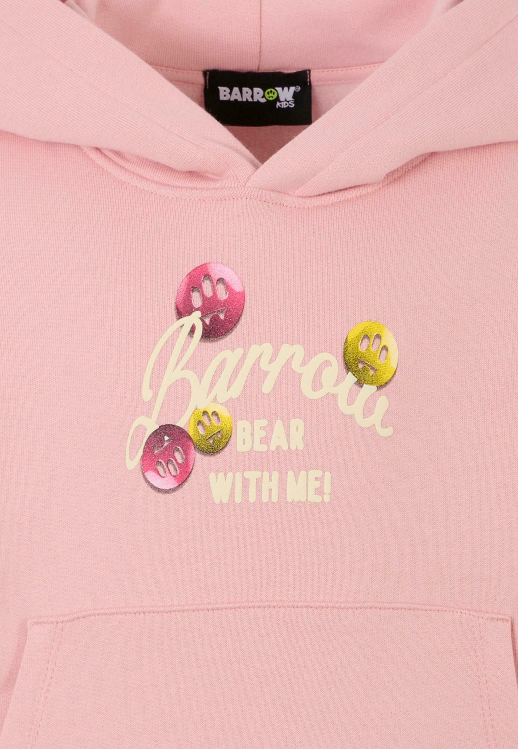 Varsany Felpa Con Cappuccio Personalizzata Per Bambina - Con Scritta Beam Girl E Strass, Colore Fucsia, Taglia 5-6 Anni, 70% Cotone 30% Poliestere