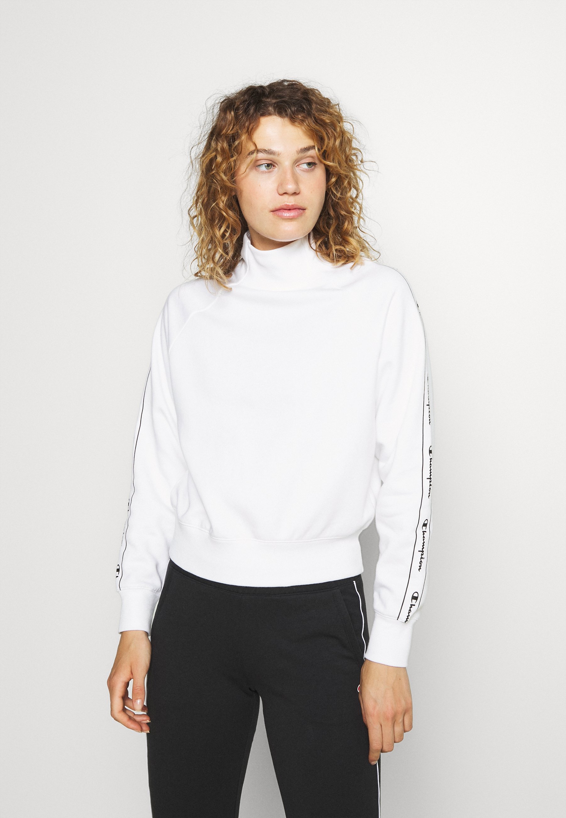 Champion HIGH NECK - Sweatshirt - white 