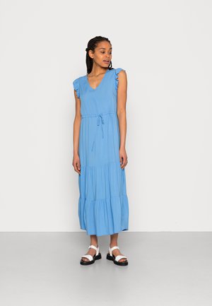 b.young FRILL DRESS - Vardagsklänning - ultramarine
