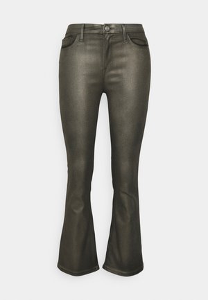 FRAME CROP MINI BOOT - Τζιν καμπάνα - pewter