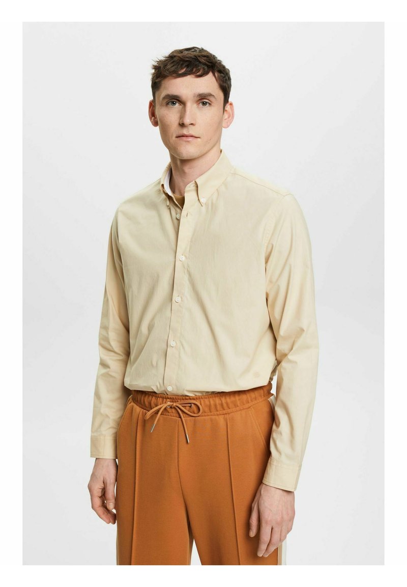 Esprit BUTTONDOWN Hemd beige/beigemeliert Zalando.ch
