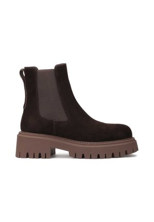 GOLDBERRY - Platvormtallaga poolsaapad - brown-sz-nb