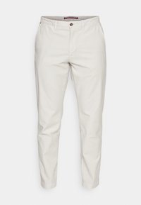 Tommy Hilfiger CHELSEA GABARDINE GMD - Trousers - october grey/grey ...