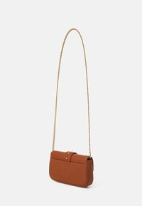 Pinko LOVE ONE POCKET  - Torba čez telo - cuoio/antique gold-coloured