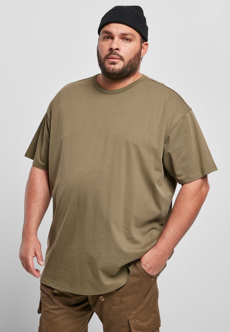 Urban Classics Jednoduché tričko - olive