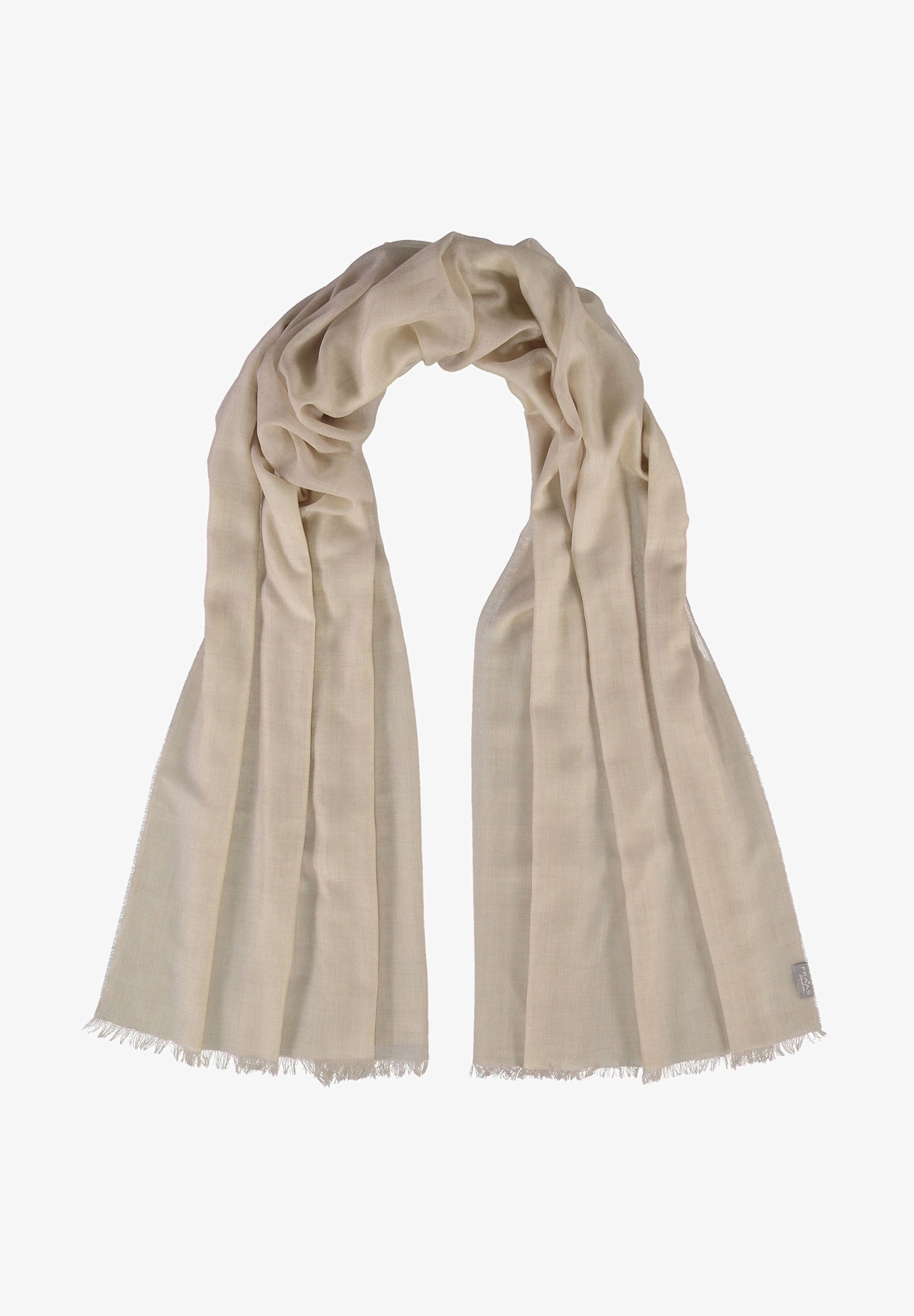 Sciarpa Donna ASKSA In Misto Cachemire, Colore Beige Caffè, Taglia Unica, Morbida E Calda